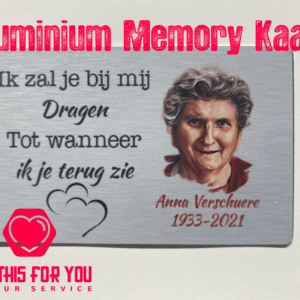 Aluminium Memory Kaart