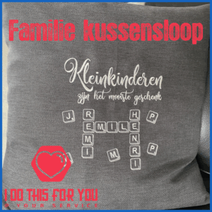 Geborduurde Kussensloop