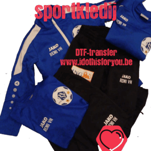 Personaliseer je sportkledij - aangebracht door I do this for You